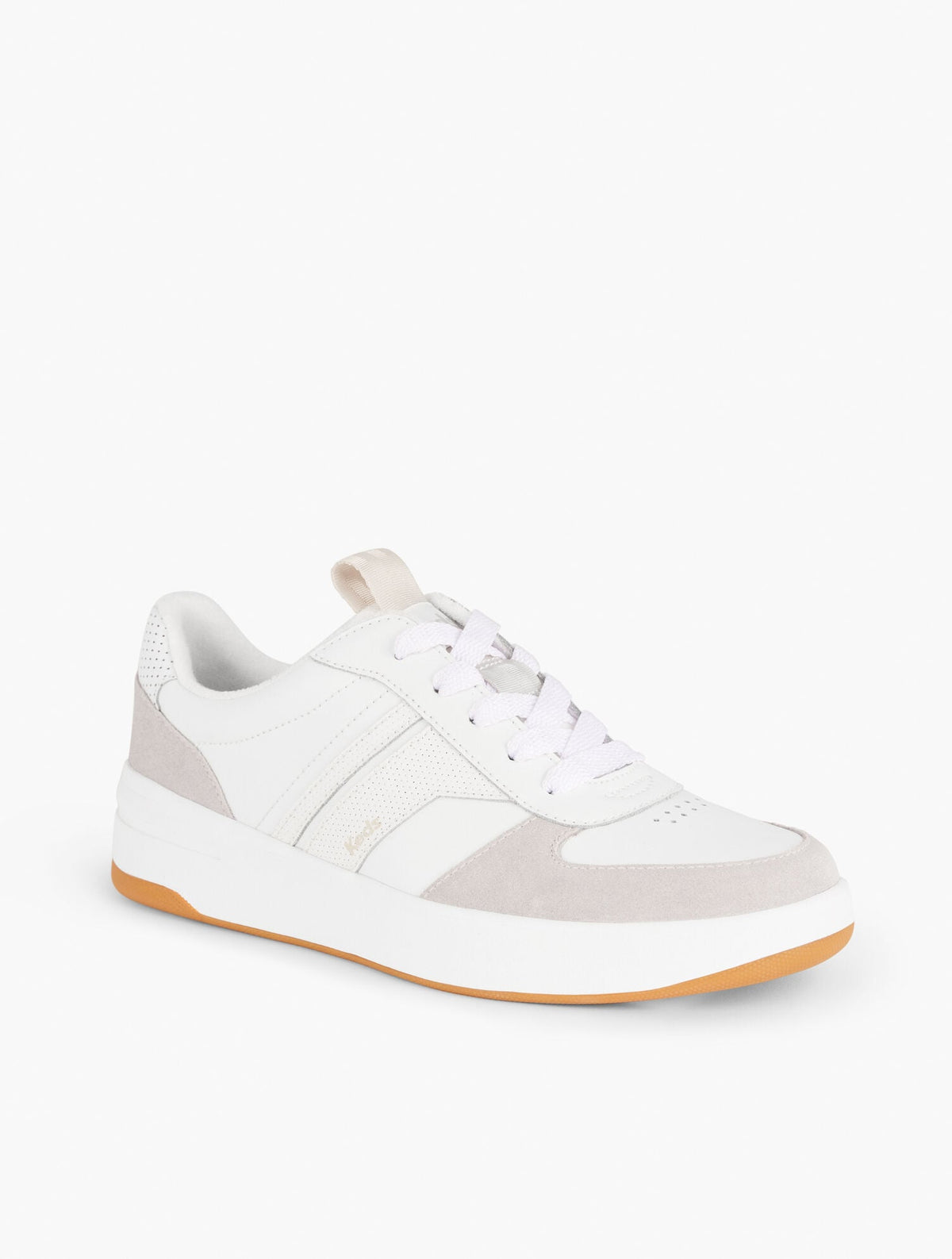 Talbots KEDS® COURT II LEATHER SUEDE SNEAKERS