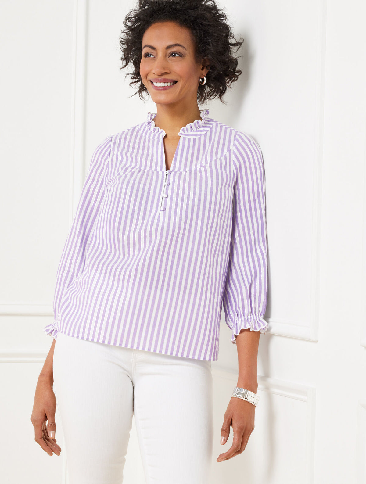 Talbots CHARMING STRIPE TOP
