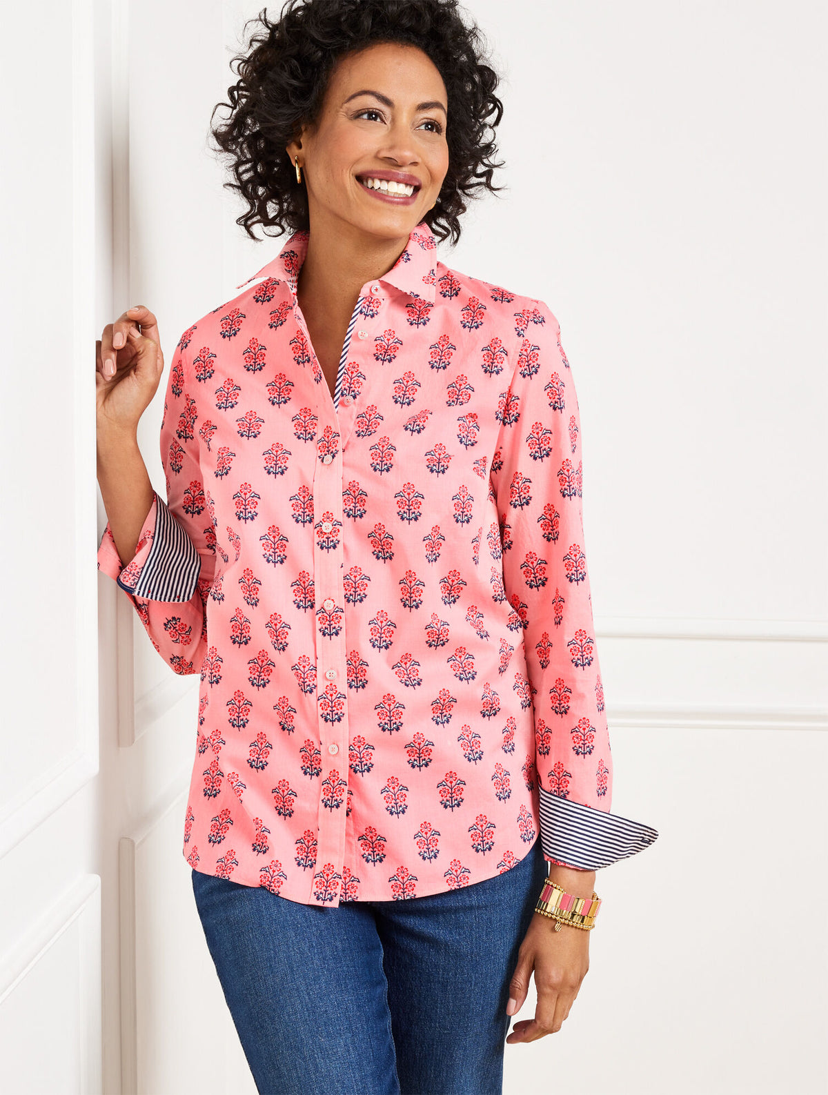 Talbots MODERN CLASSIC SHIRT - PRETTY PETALS
