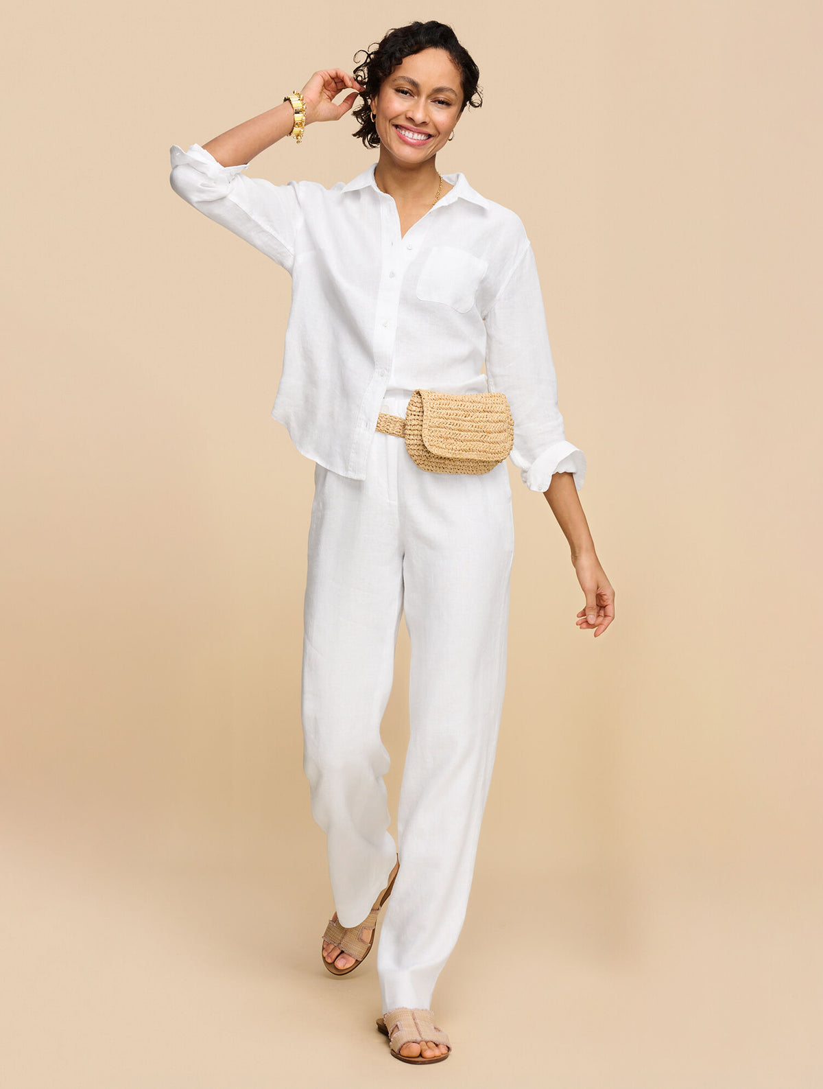 Talbots LINEN SHIRT