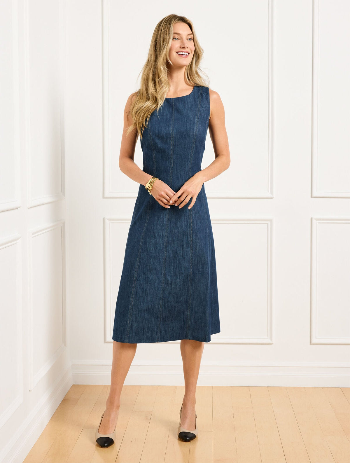 Talbots REFINED DENIM DRESS