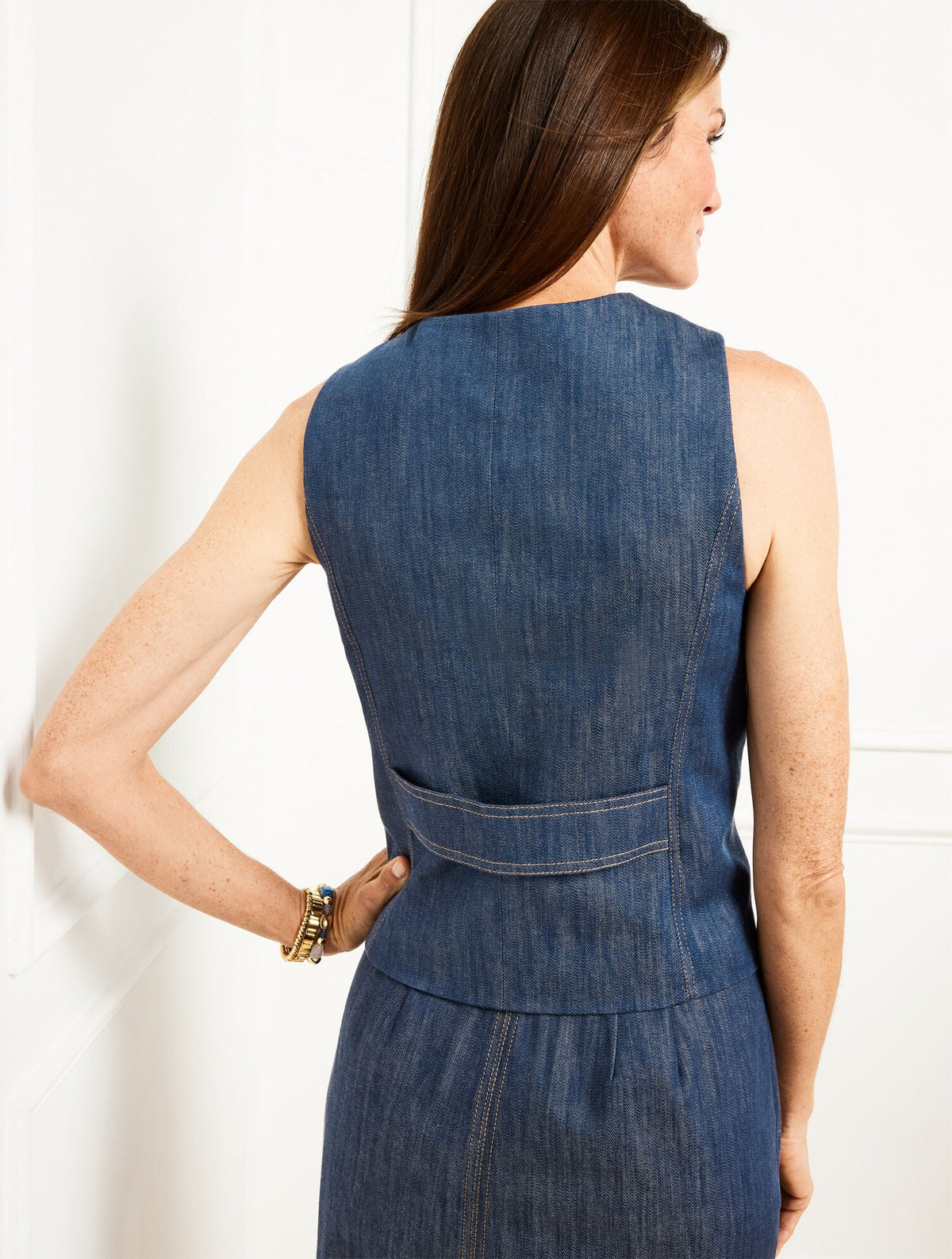 Talbots REFINED DENIM VEST