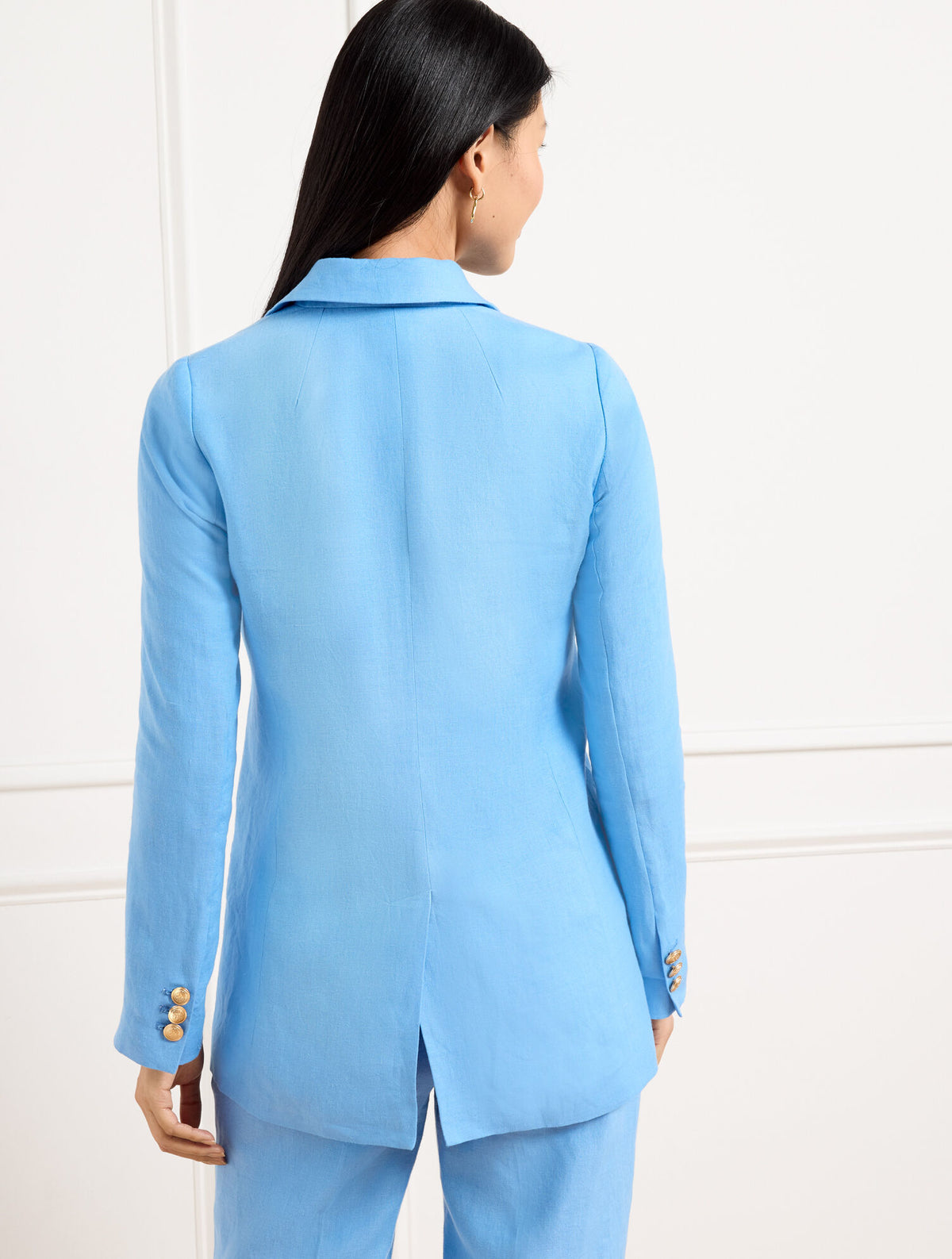 Talbots NO CLOSE LINEN BLAZER