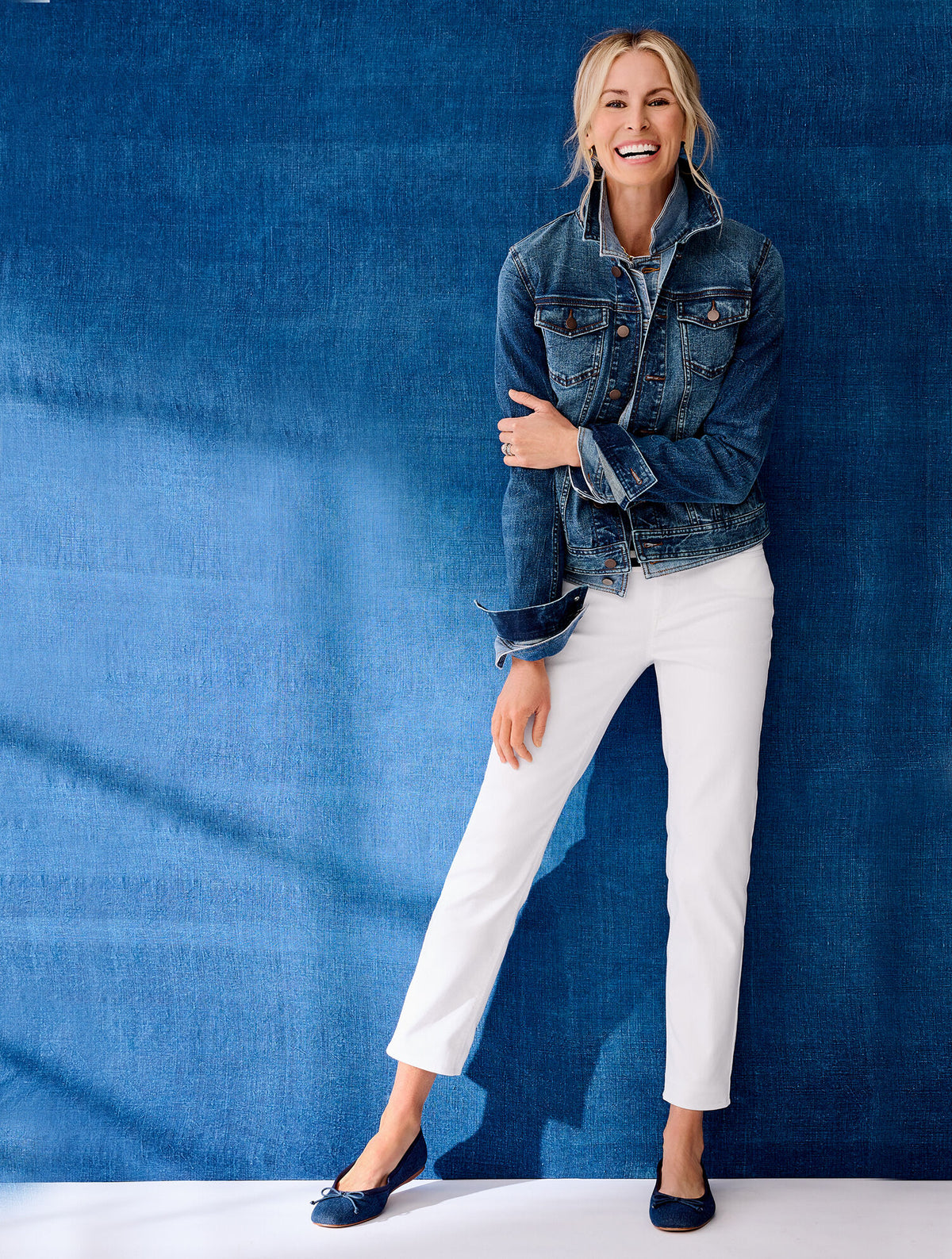 Talbots SLIM STRAIGHT ANKLE JEANS