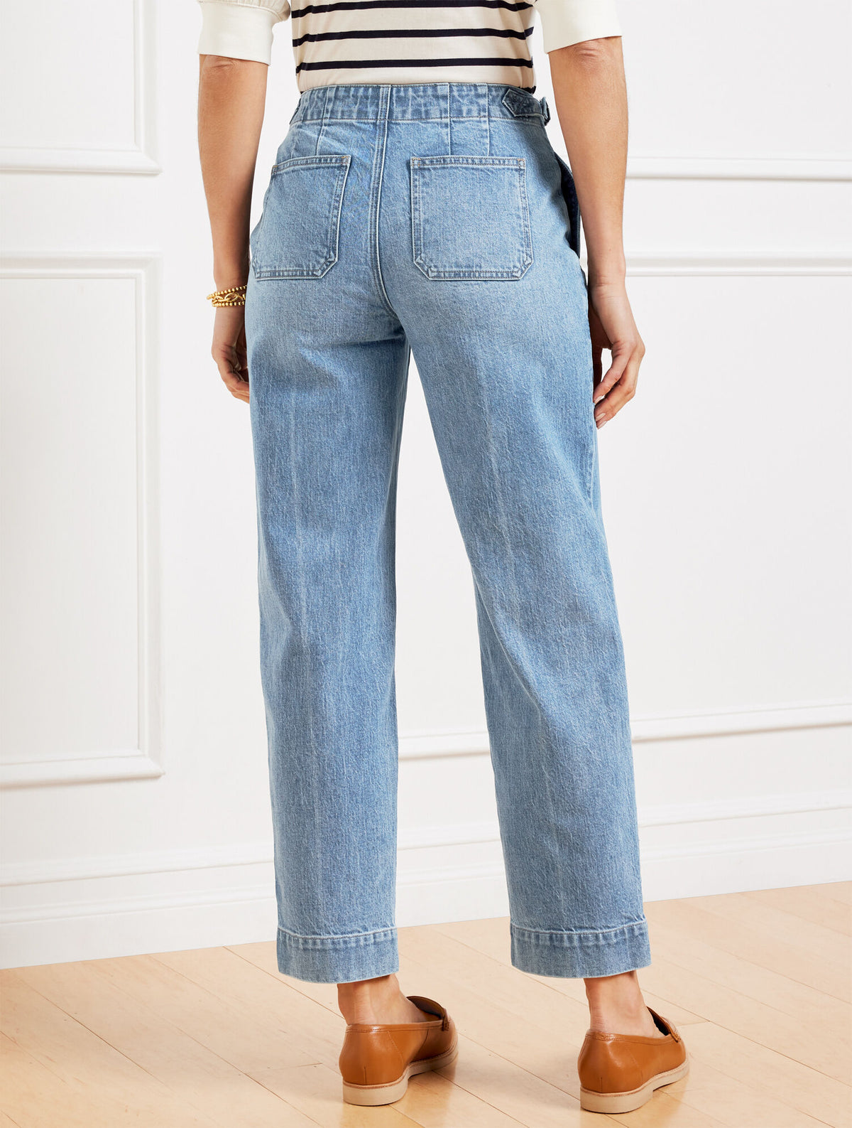 Talbots STRAIGHT ANKLE JEANS - BLAIRE WASH