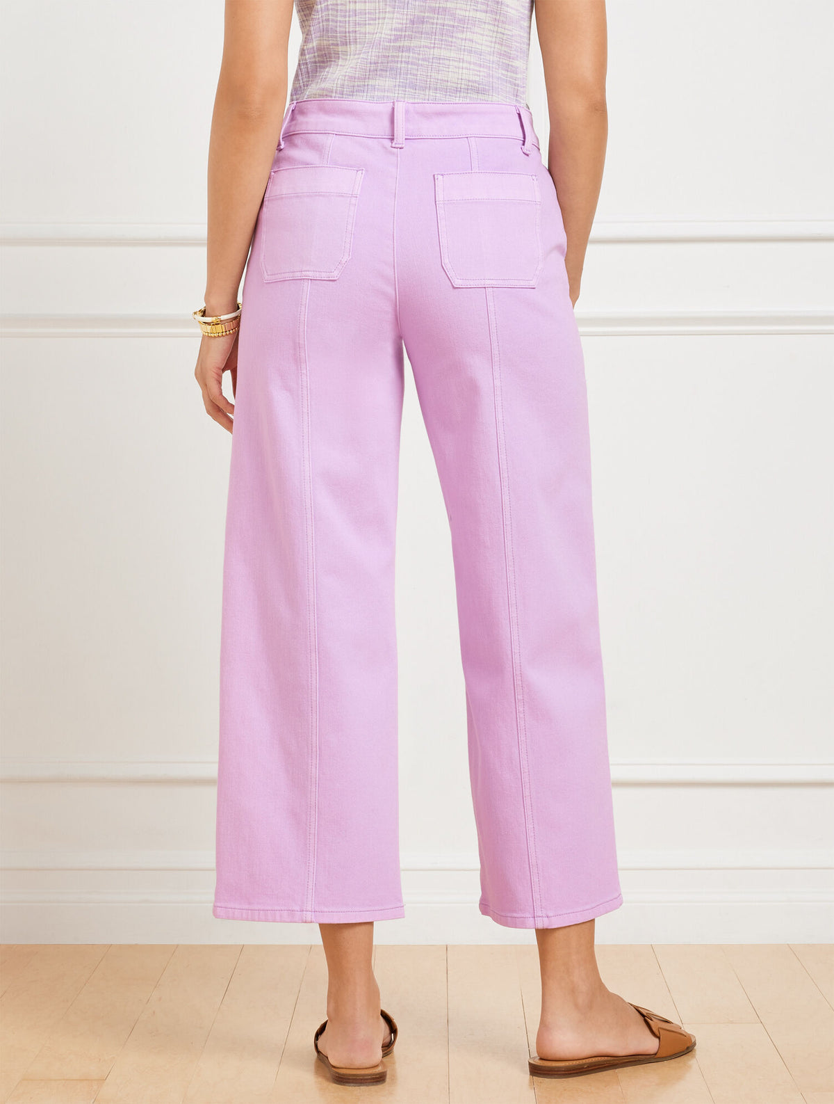 Talbots WIDE CROP JEANS