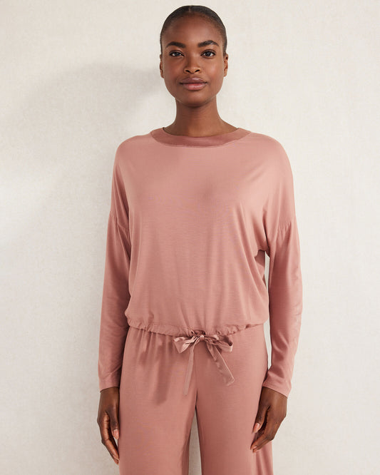 Talbots CALM & COOL CINCHED SLEEP TOP