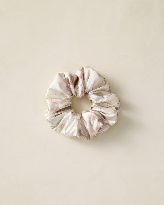 Talbots WASHABLE SILK TRANQUIL FLORAL SCRUNCHIE
