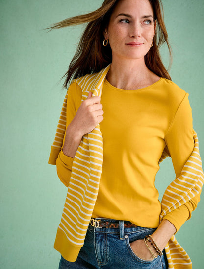 Talbots LONG SLEEVE CREWNECK TEE