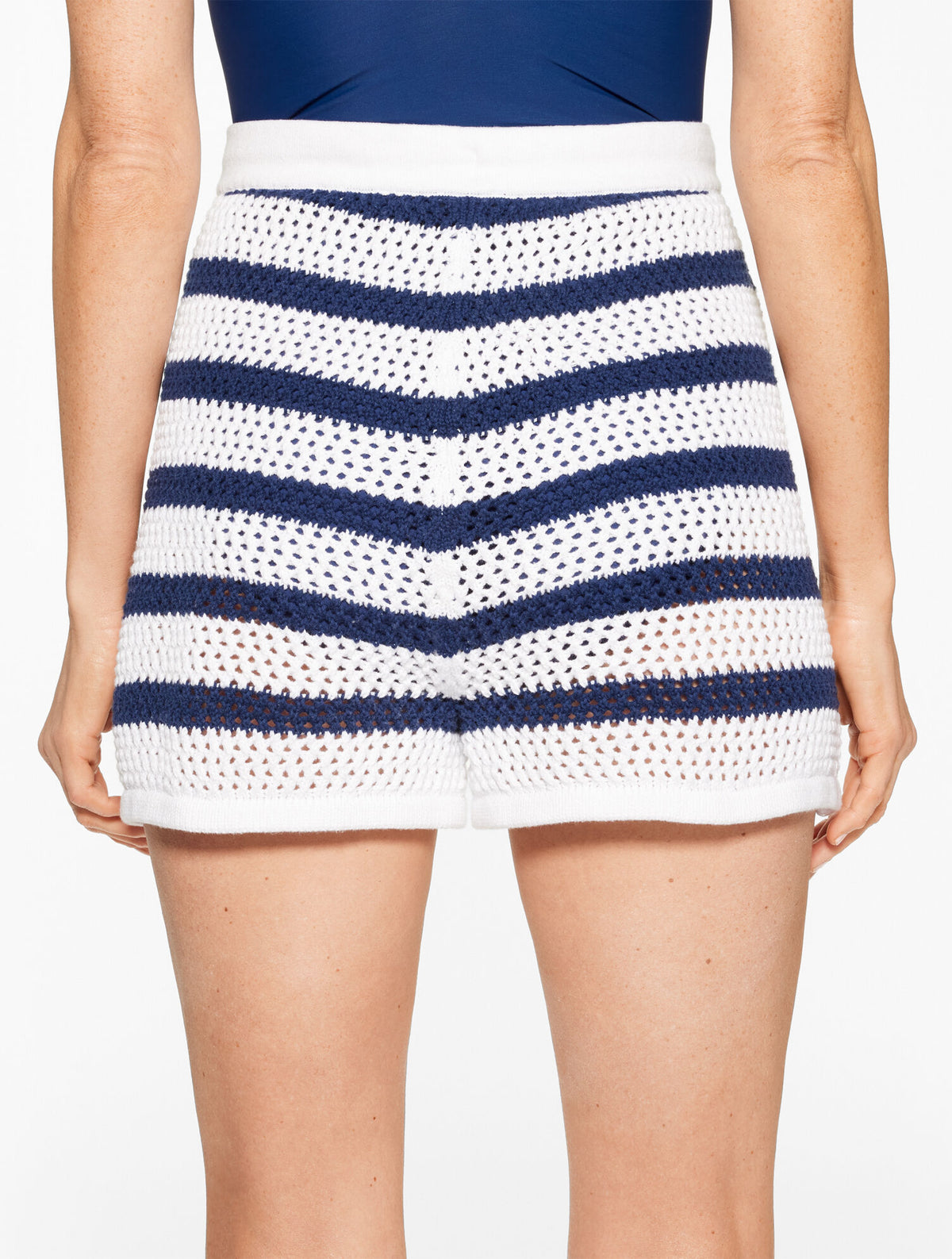 Talbots AQUA CLUB OPEN-KNIT SHORT COVER-UP