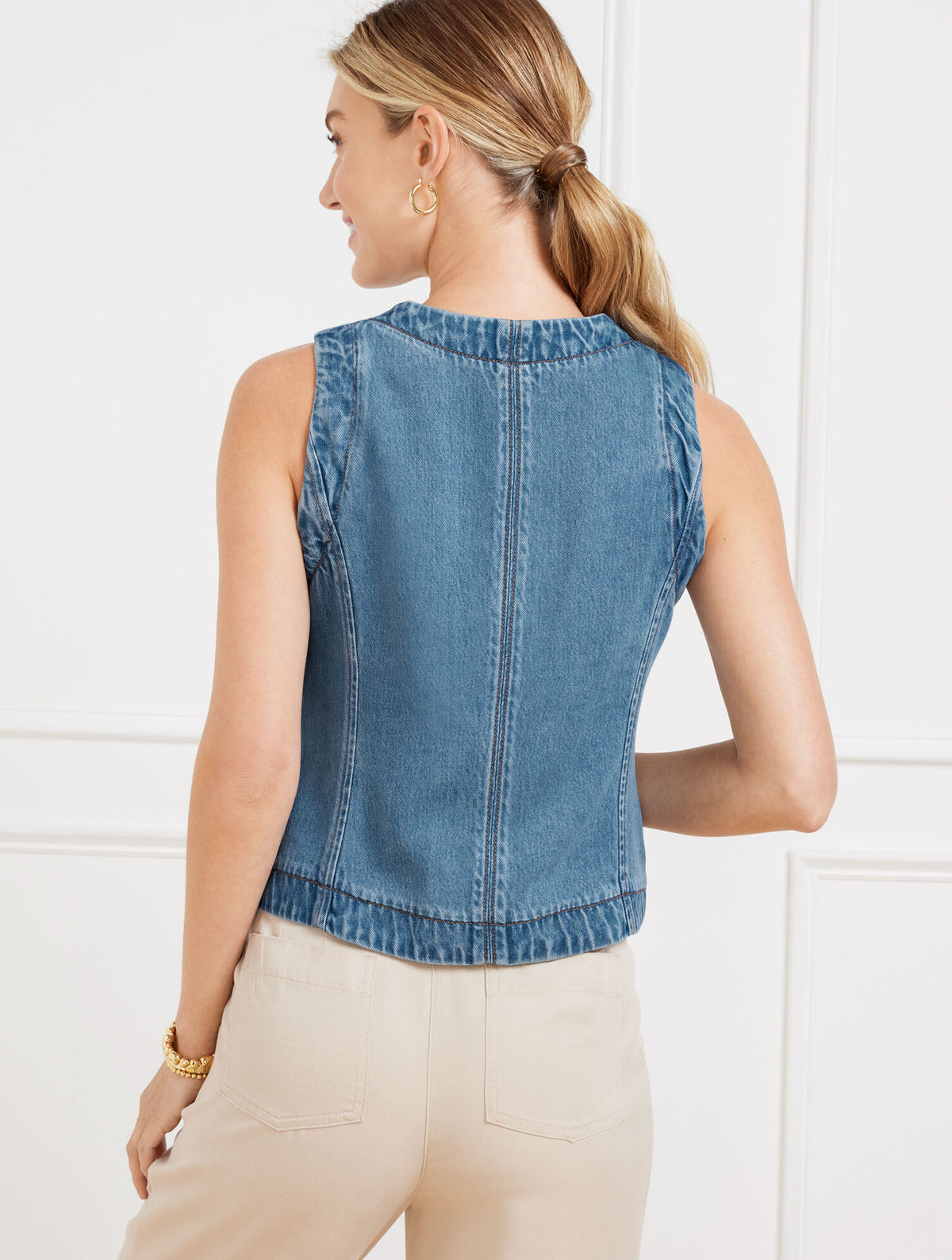 Talbots DENIM VEST