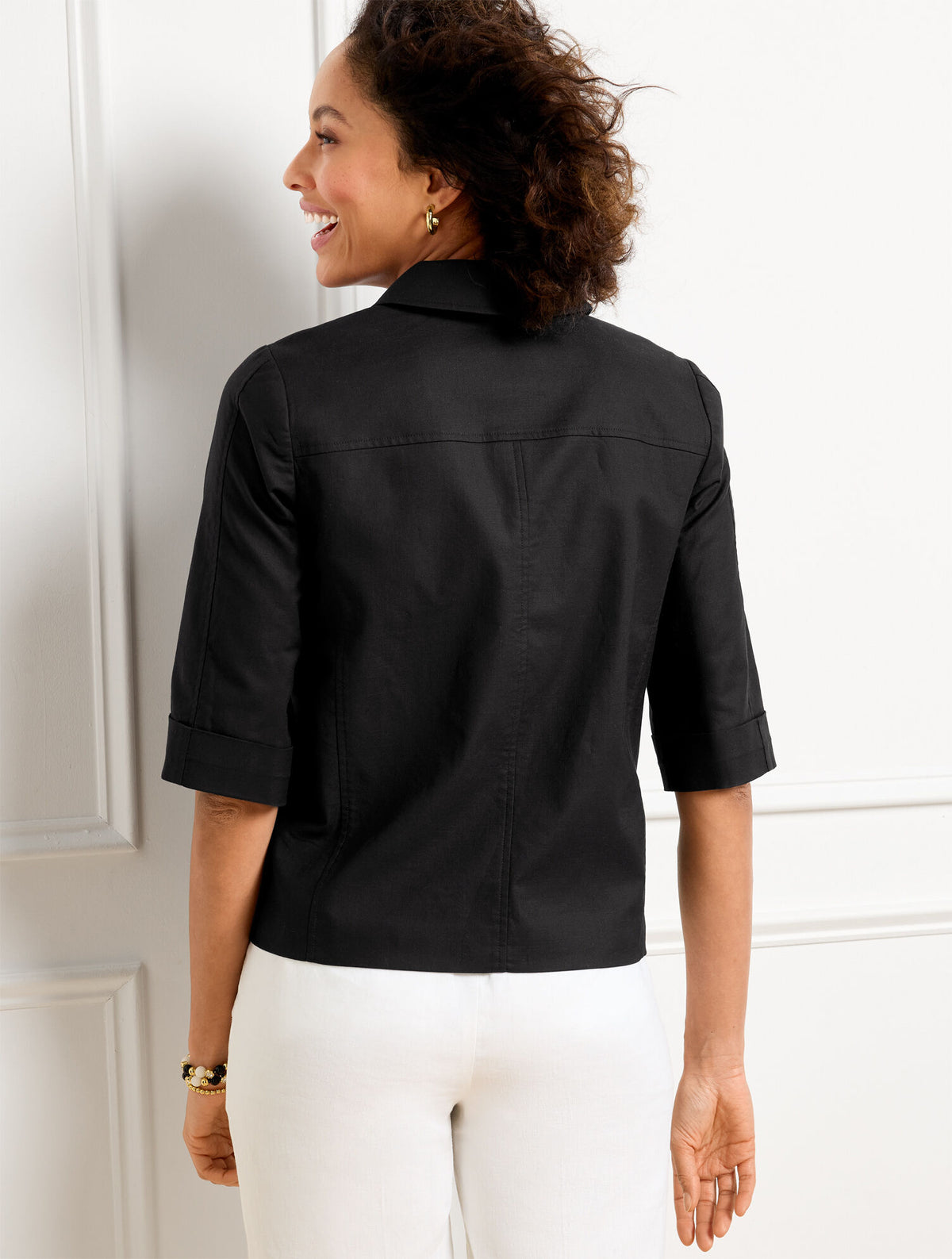 Talbots SLUB TWILL JACKET