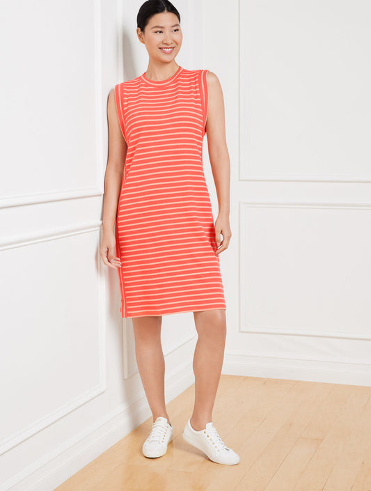 Talbots SLEEVELESS DRESS - ACE STRIPE