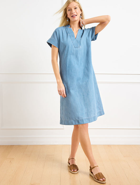 Talbots DENIM SHIFT DRESS