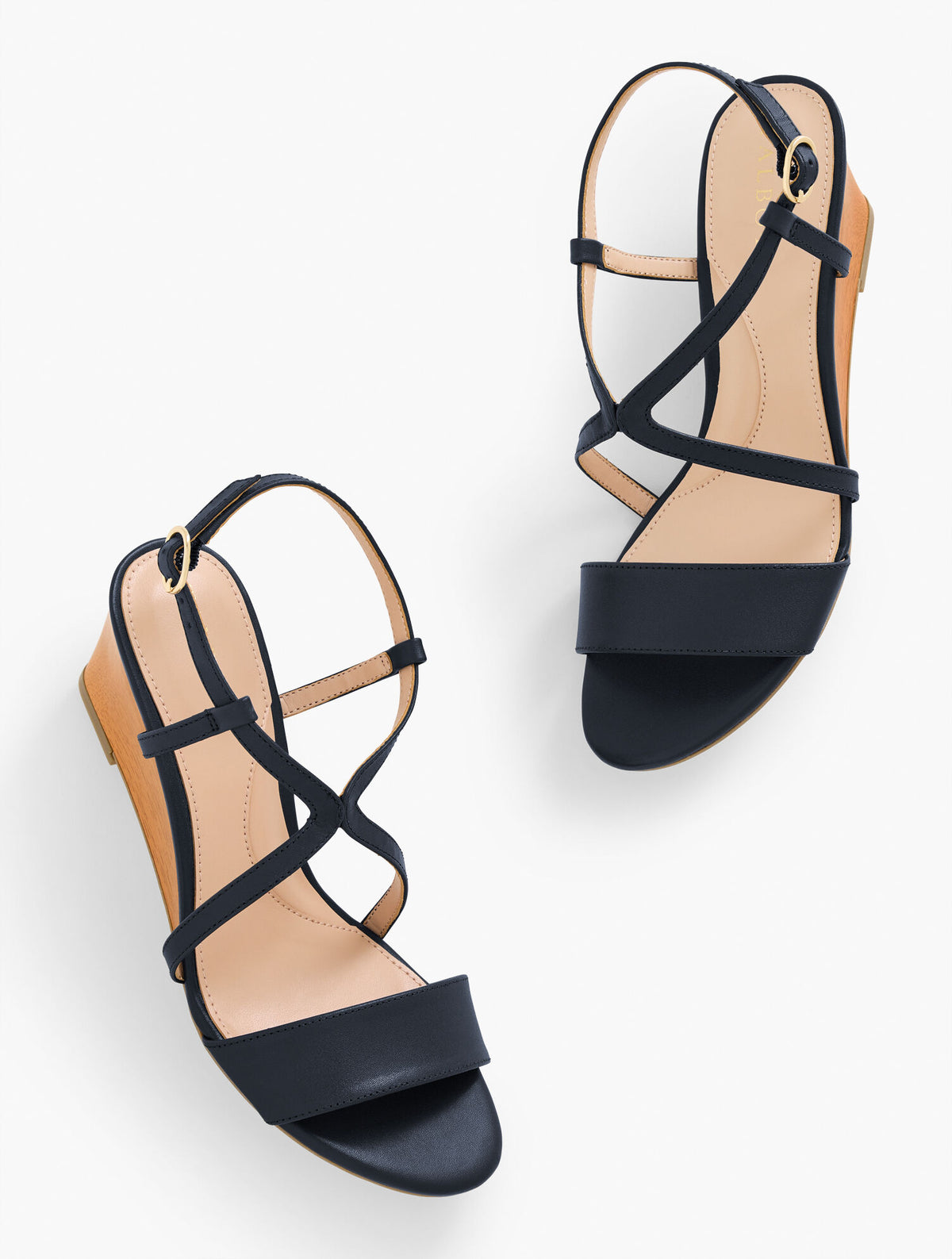 Talbots ROYCE NAPPA WEDGE SANDALS