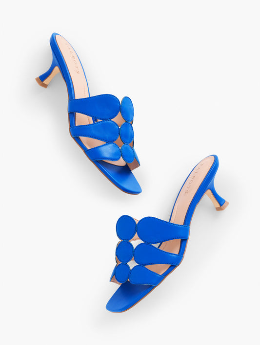 Talbots SABEL NAPPA FLARE HEEL SANDALS