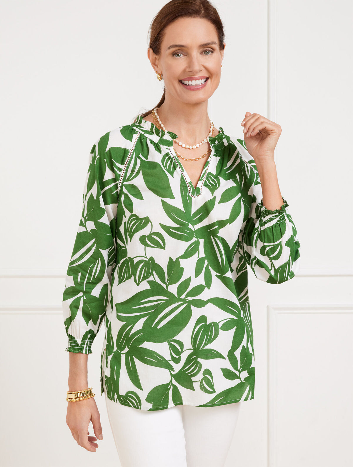 Talbots BOTANICAL PARADISE TUNIC