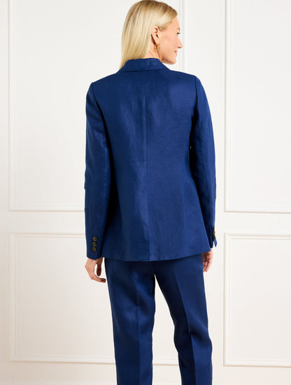Talbots LUXE IRISH LINEN BLAZER