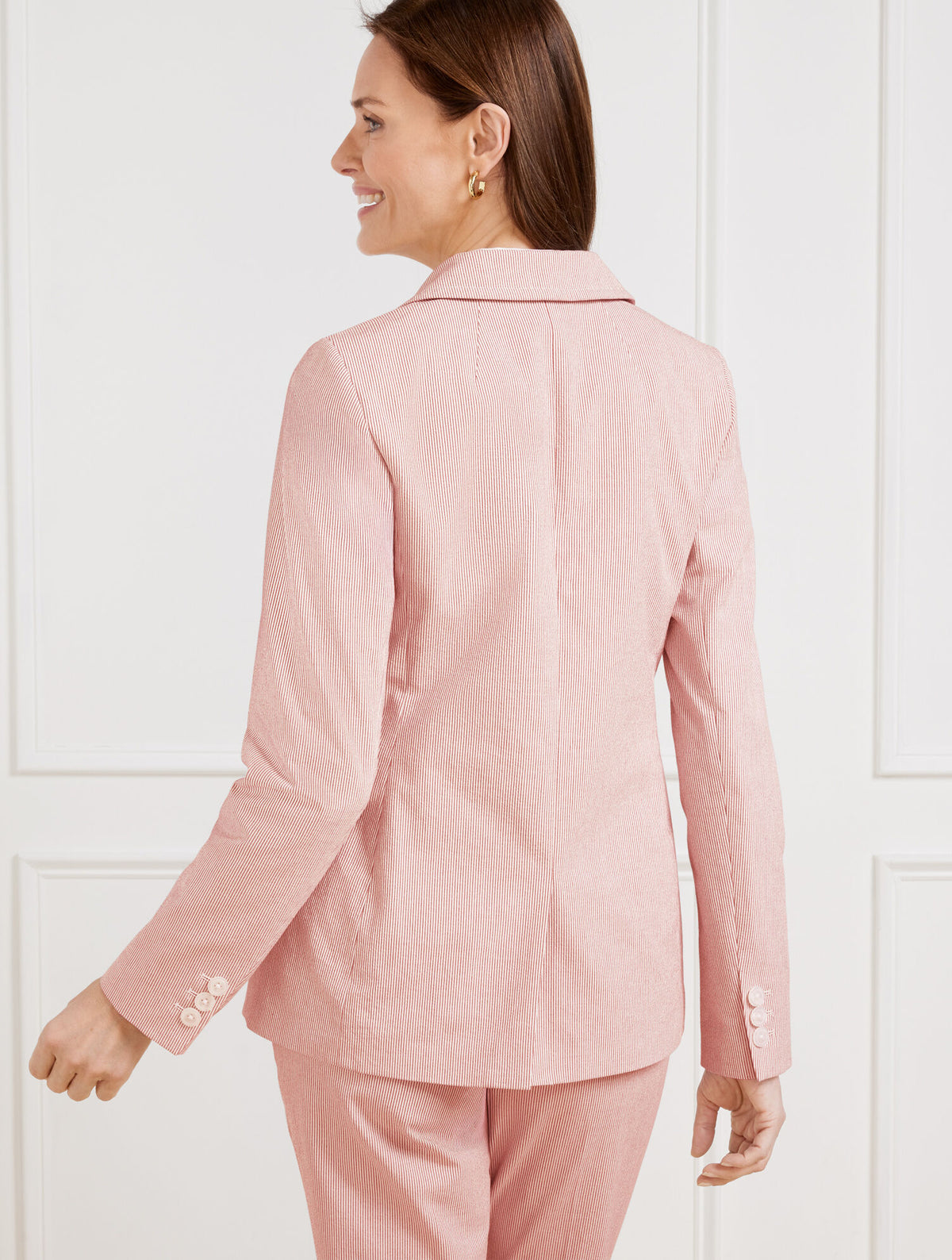 Talbots SEERSUCKER BLAZER