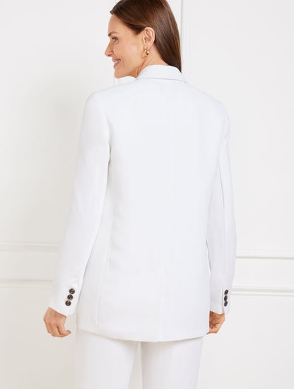 Talbots POLISHED CREPE BLAZER