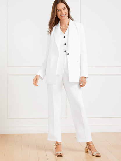 Talbots POLISHED CREPE BLAZER