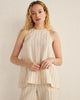 IVORY/BLACK DOBBY STRIPE