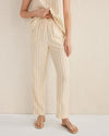 IVORY/BLACK DOBBY STRIPE