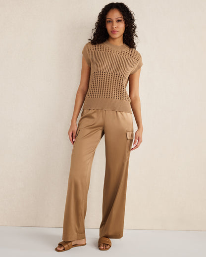 Talbots WASHABLE SILK CARGO PANTS