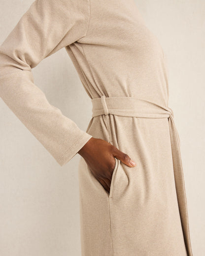 Talbots ORGANIC COTTON RIB KNIT ROBE