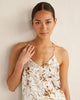 IVORY/OCHRE INKY FLORAL