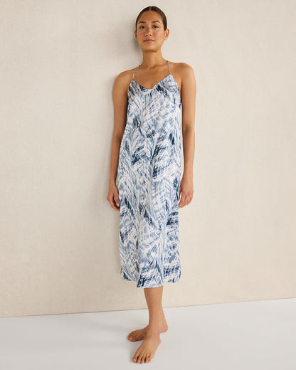 Talbots WASHABLE SILK TIE DYE CHEMISE