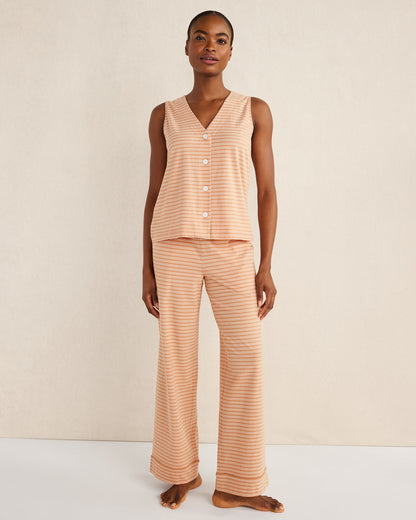 Talbots ORGANIC COTTON JERSEY STRIPED SLEEP PANTS