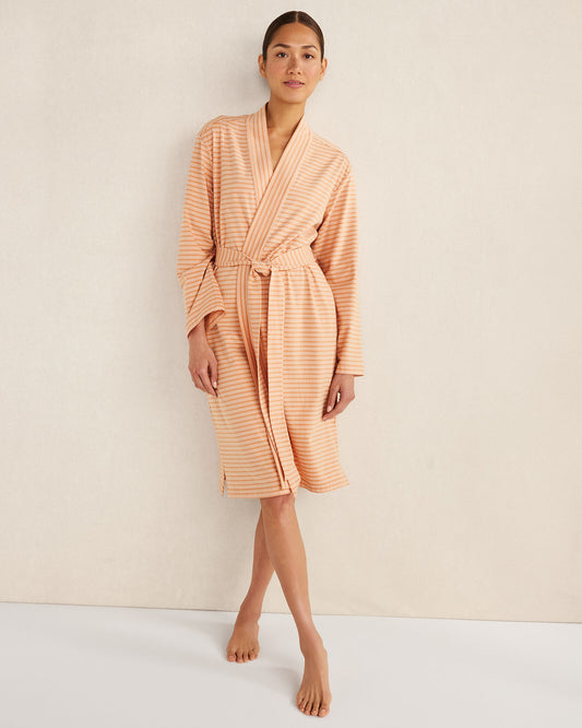 Talbots ORGANIC COTTON JERSEY STRIPED ROBE