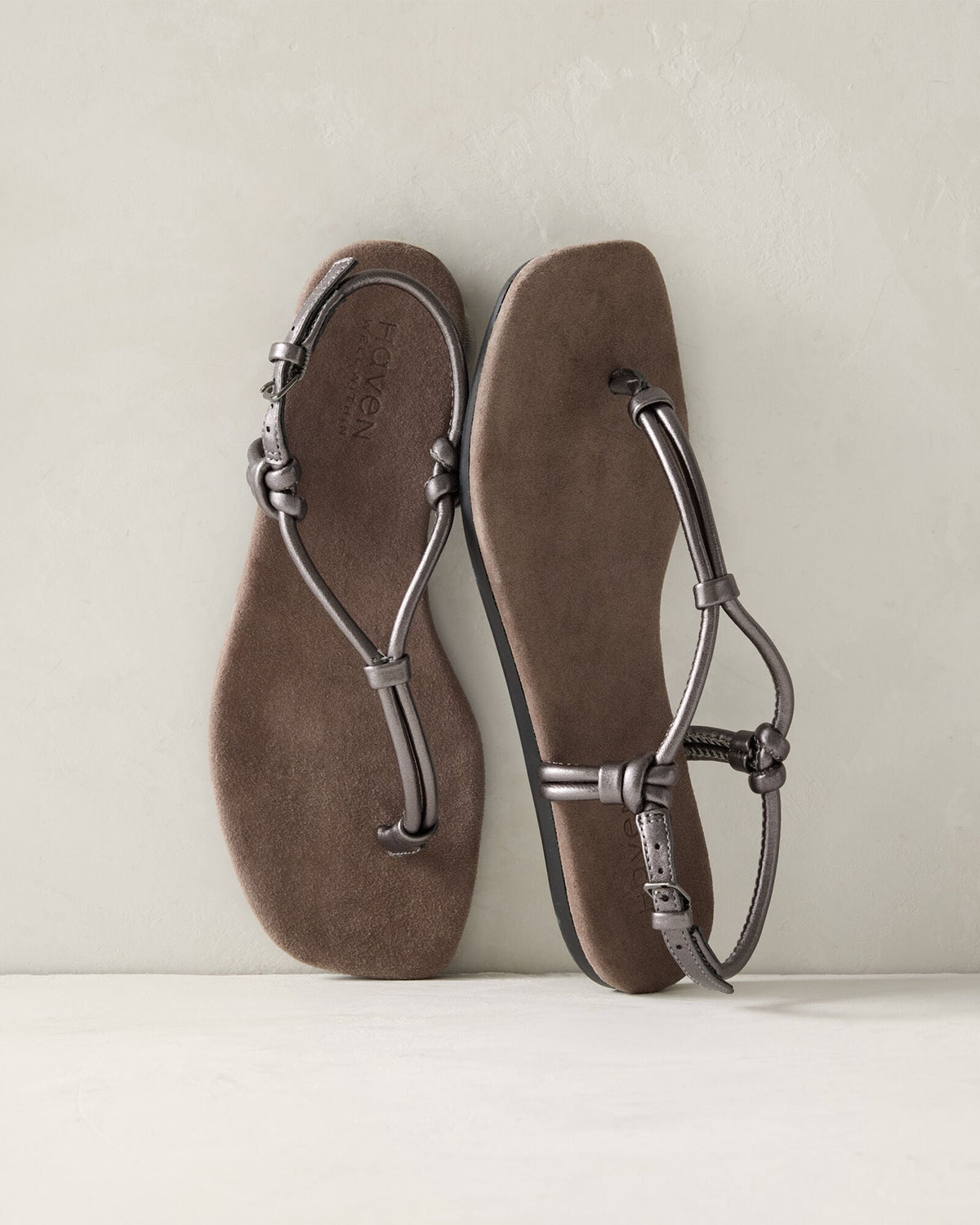 Talbots LEATHER DOUBLE STRAP THONG SANDALS