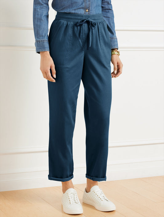 Talbots STRAIGHT ANKLE RELAXED PULL-ON PANTS
