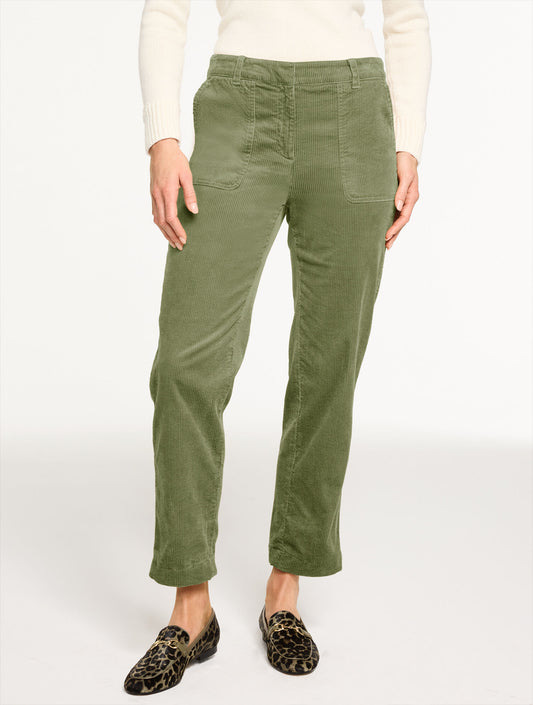 Talbots TAPERED ANKLE STRETCH CORDUROY PANTS