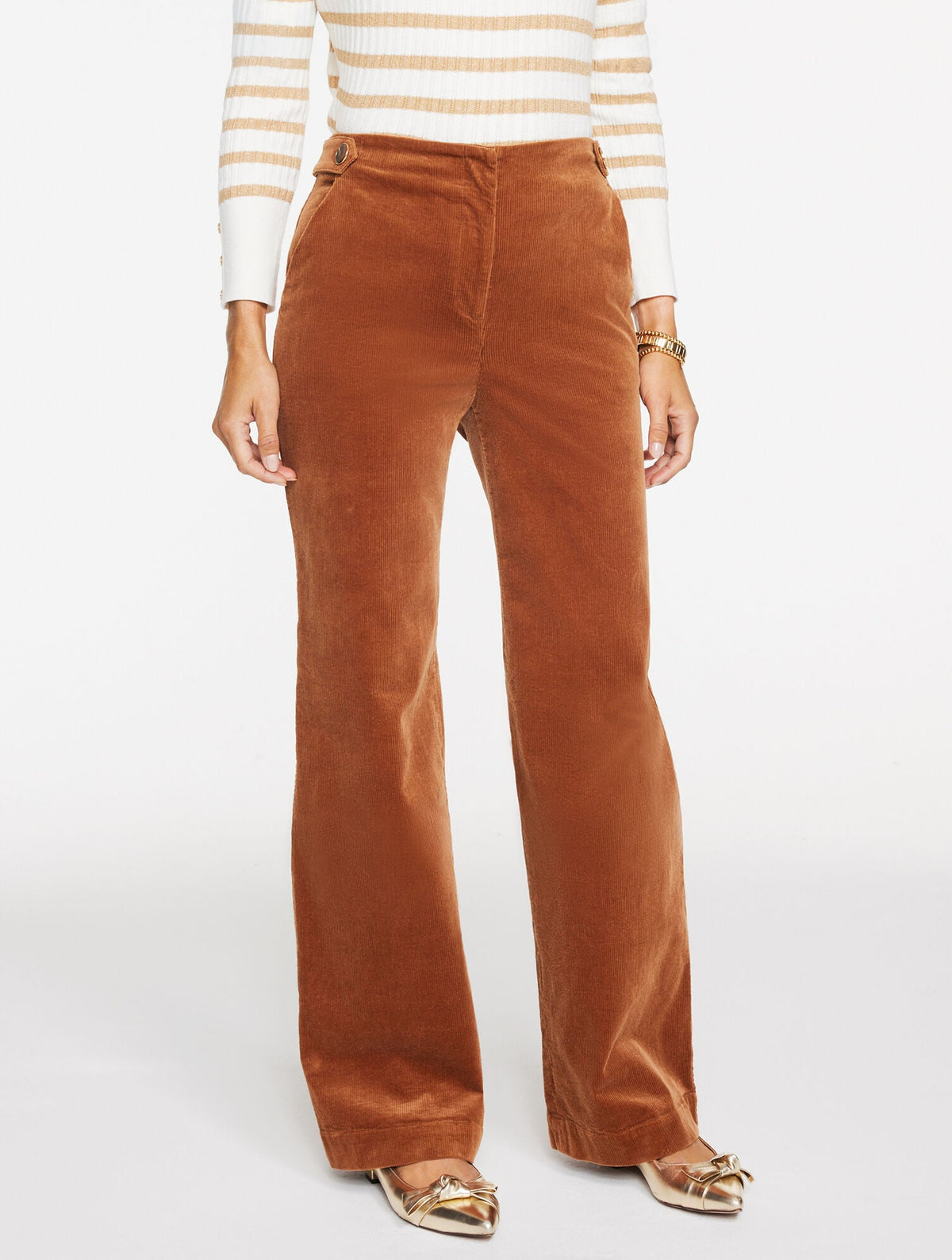 Talbots WIDE LEG CORDUROY PANTS