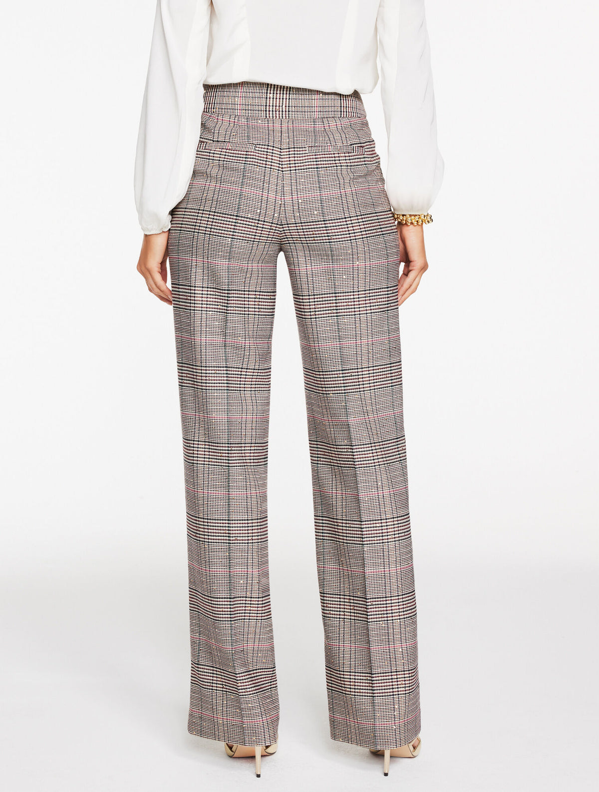 Talbots TALBOTS GREENWICH TAILORED STRETCH WIDE LEG PANTS
