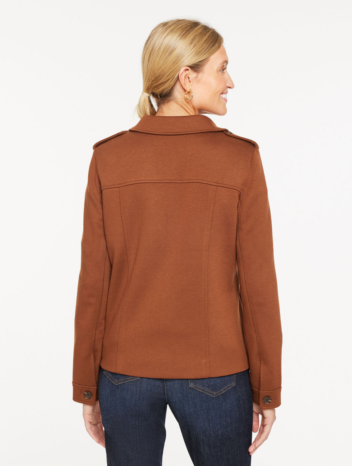 Talbots BRUSHED KNIT JACKET
