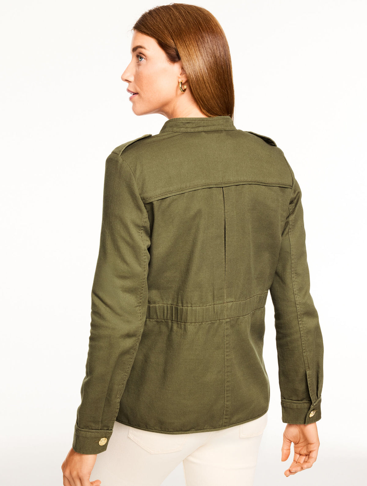 Talbots SLUB TWILL MILITARY JACKET