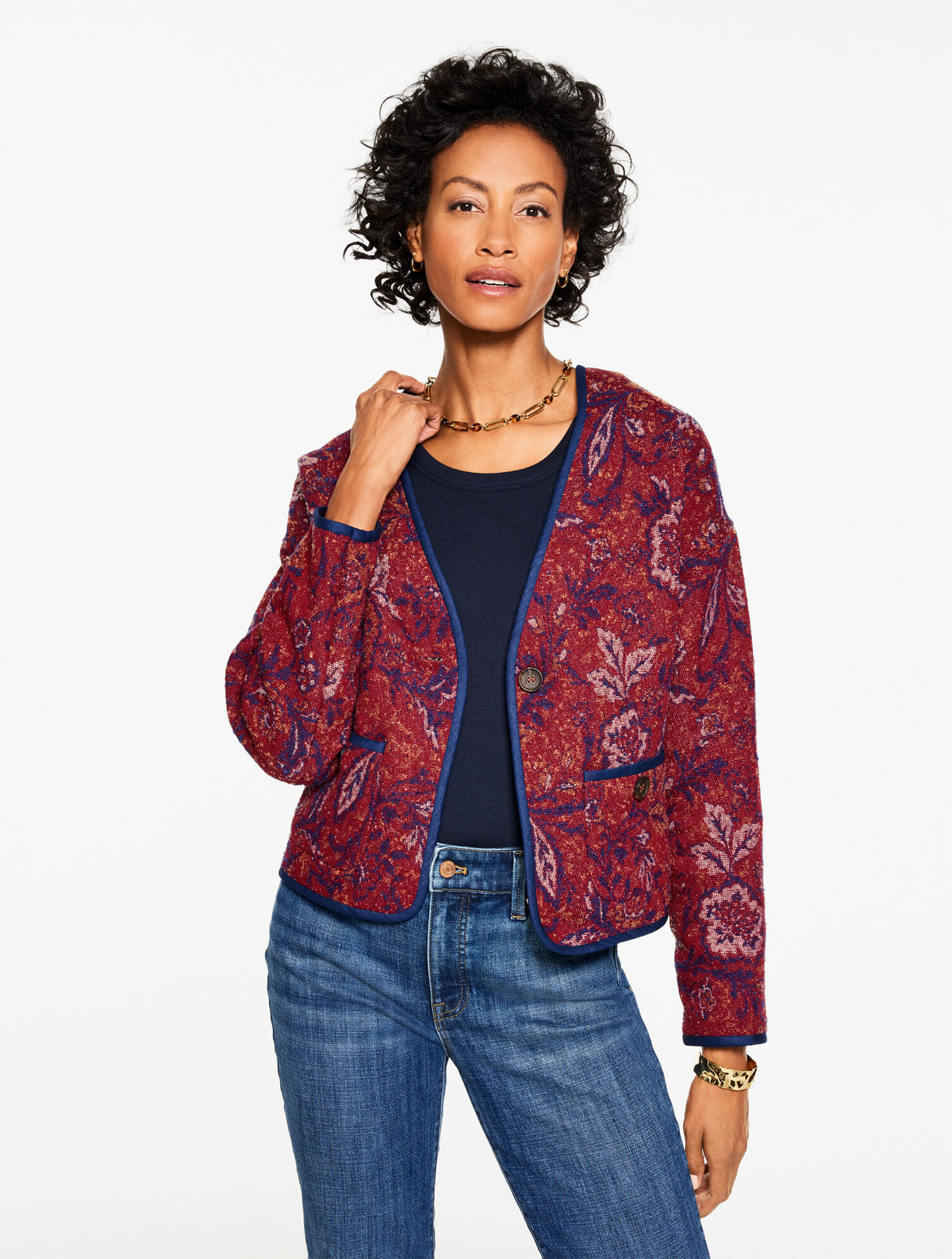 Talbots RADIANT BOUCLÉ JACKET