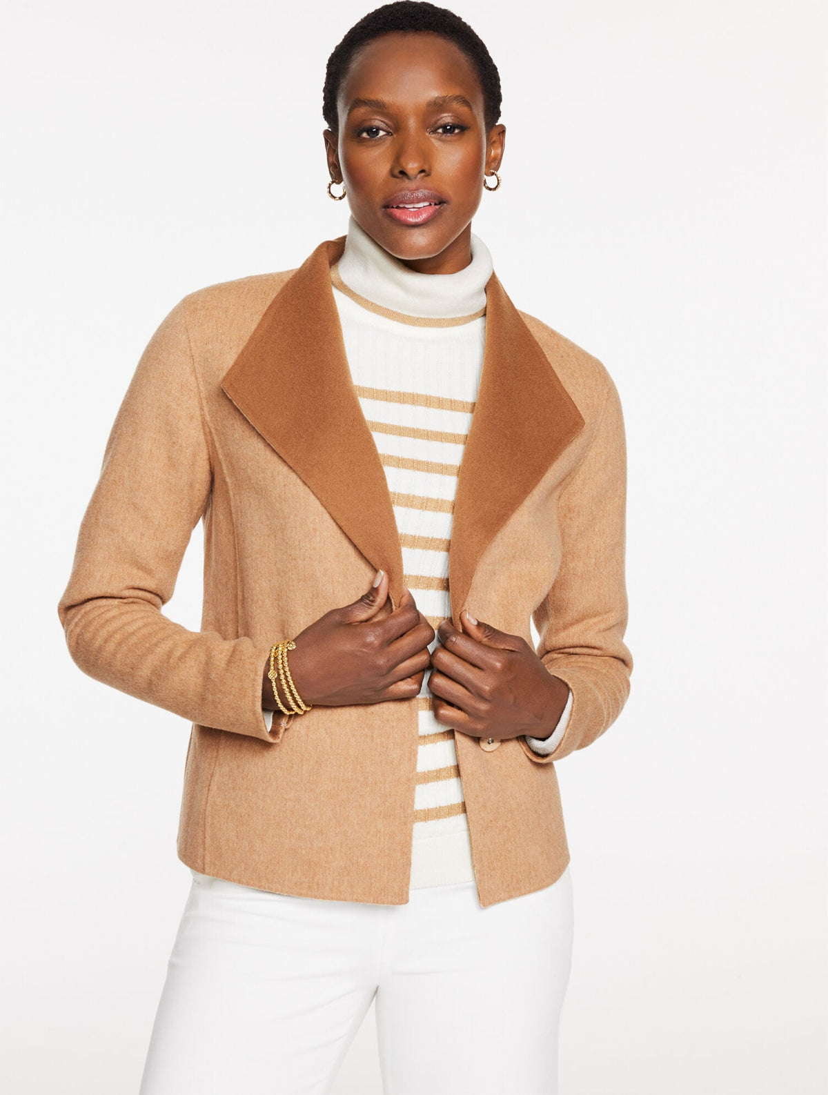 Talbots DOUBLE FACE WOOL BLEND JACKET