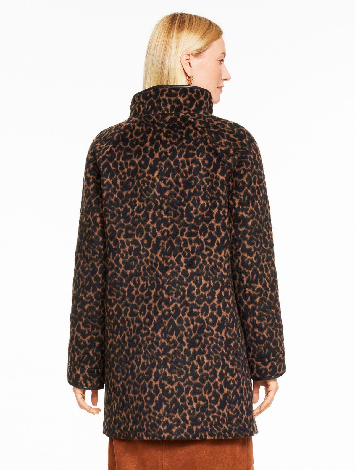 Talbots TONAL ANIMAL JACQUARD JACKET
