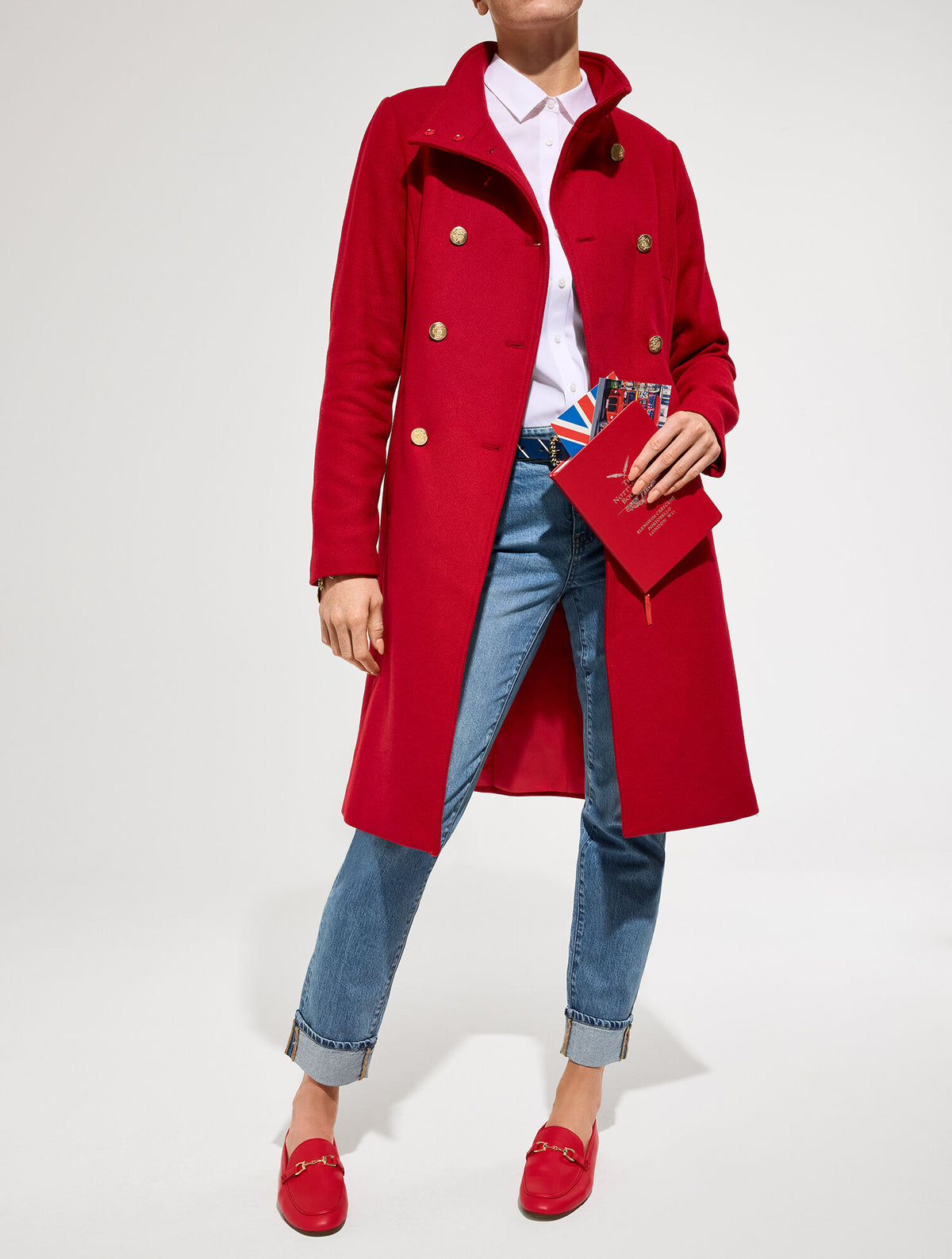 Talbots ITALIAN MELTON DOUBLE BREASTED COAT