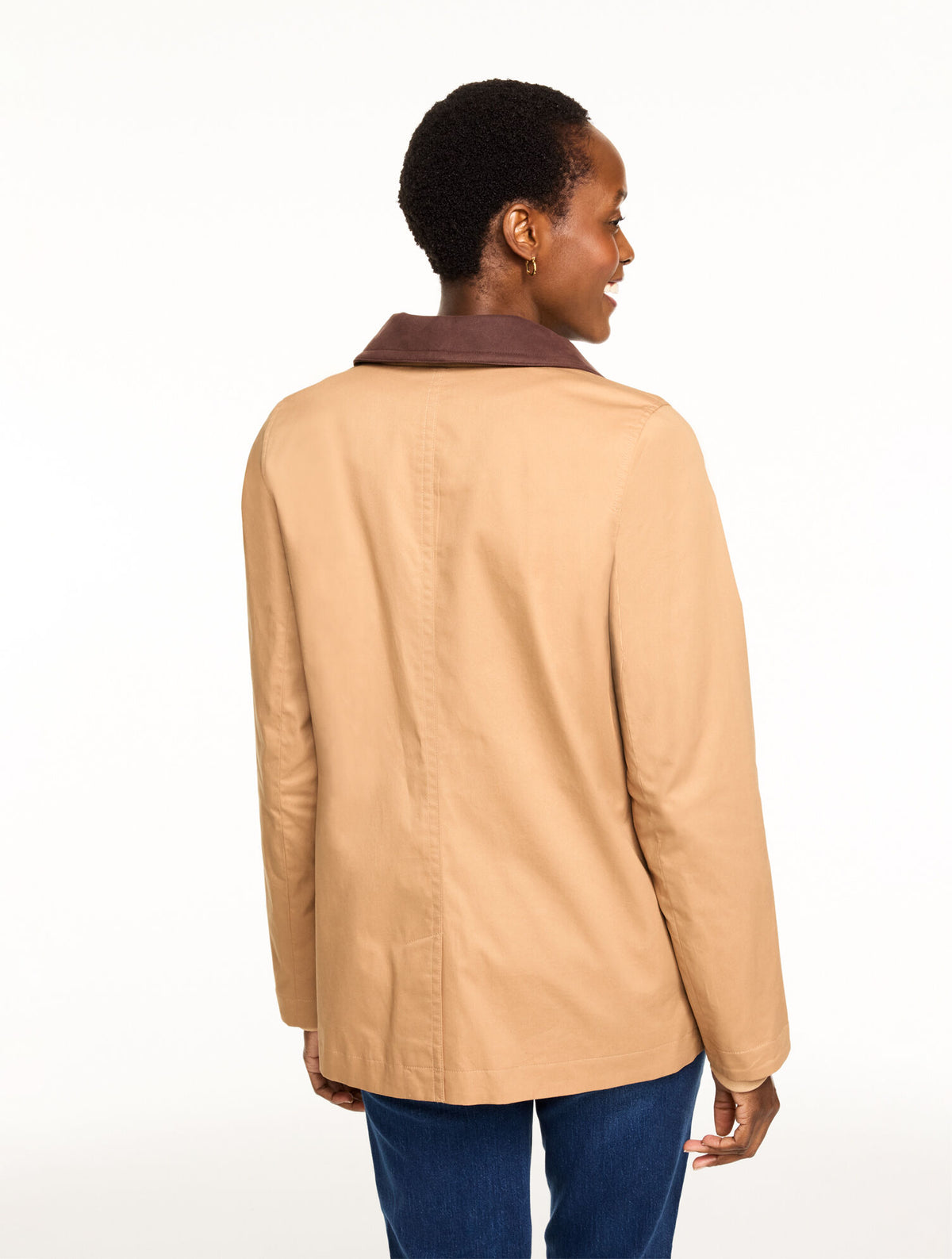 Talbots COATED COTTON BARN JACKET