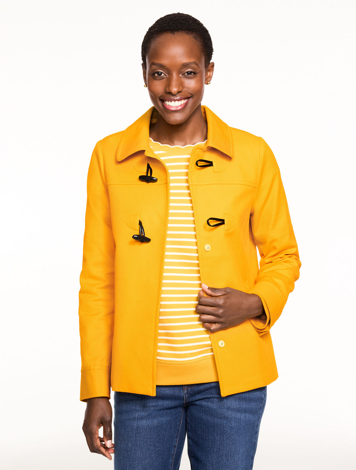 Talbots COTTON TWILL TOGGLE JACKET