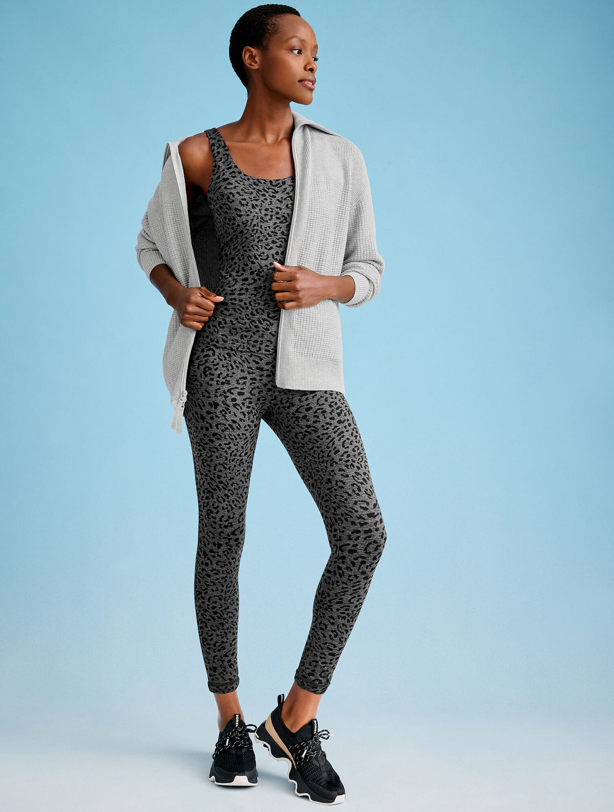 Talbots STUDIO STRETCH LEGGINGS - TONAL CHEETAH