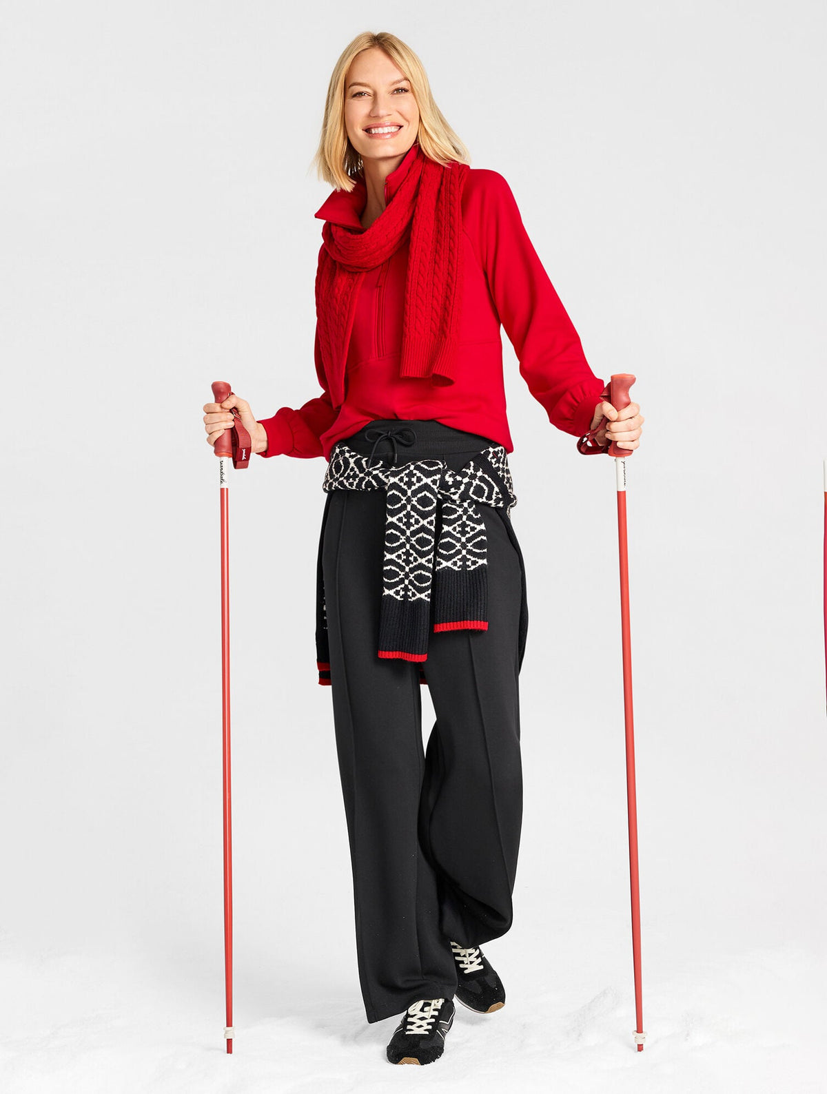 Talbots AIRKNIT STRETCH WIDE LEG PANTS