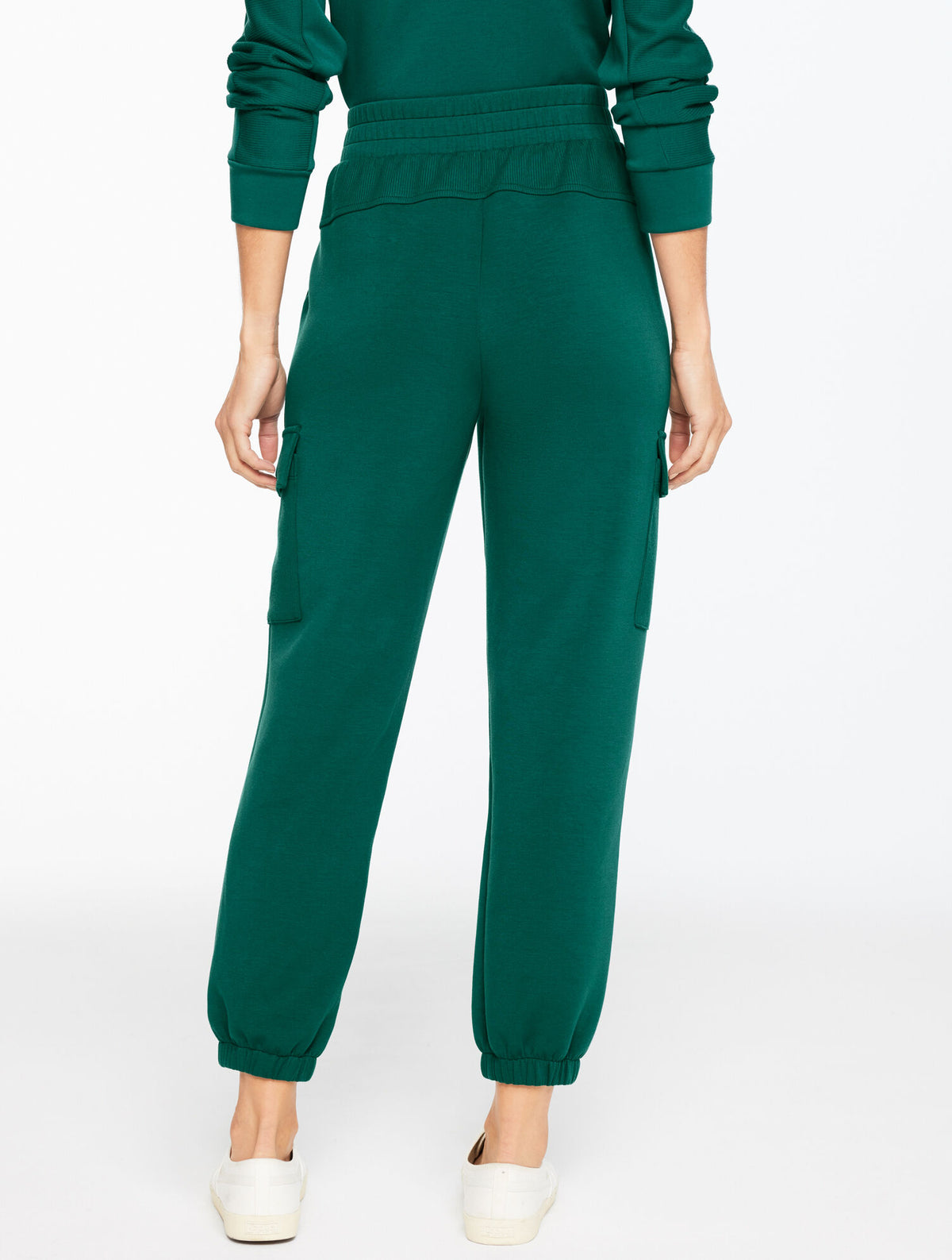 Talbots AIRKNIT STRETCH RIBBED CARGO JOGGERS