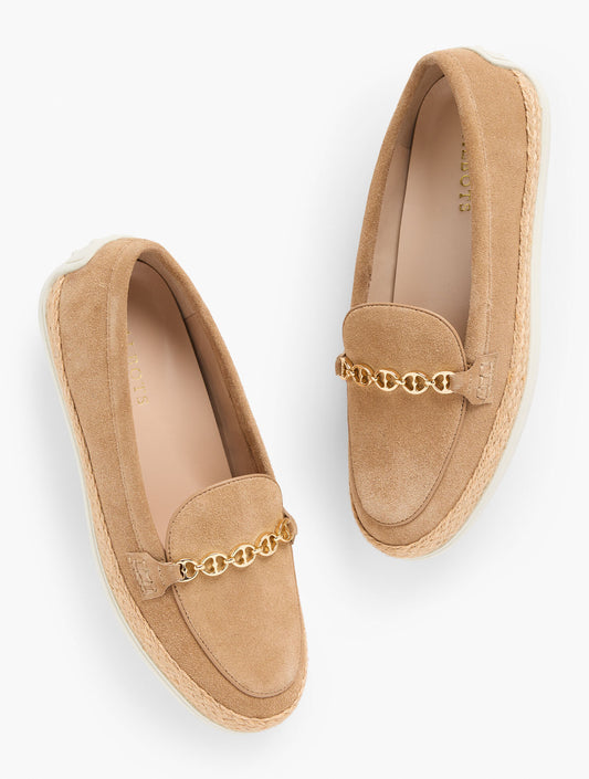 Talbots ANDI SUEDE ESPADRILLE LOAFERS